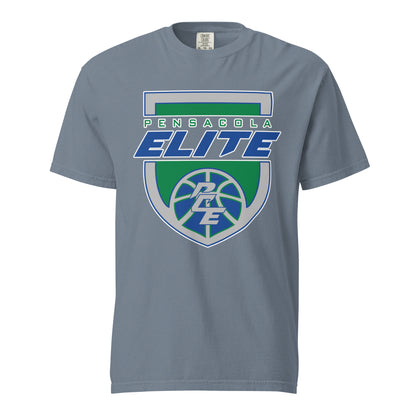 Signature | Comfort Colors T-Shirt | Pensacola Elite Inc. | Shield Logo