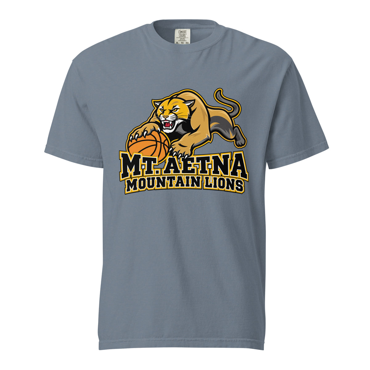 Signature | Comfort Colors T-Shirt | Mt. Aetna Adventist School | Crest Logo