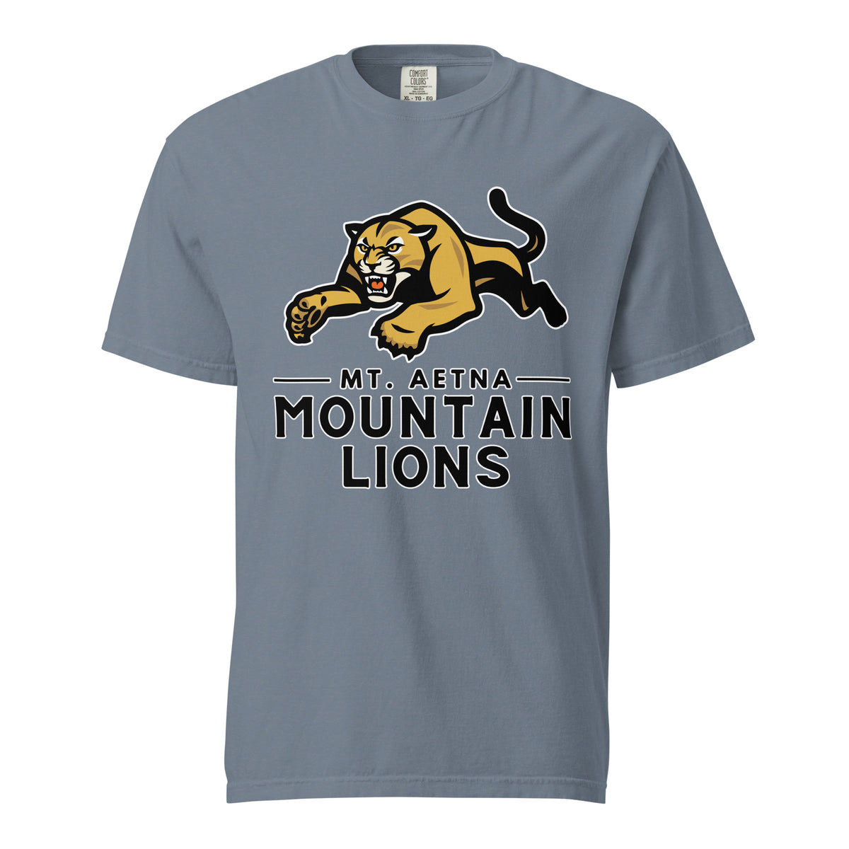 Signature | Comfort Colors T-Shirt | Mt. Aetna Adventist School | Emblem Logo
