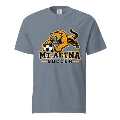 Signature | Comfort Colors T-Shirt | Mt. Aetna Adventist School | Soccer Apex Logo