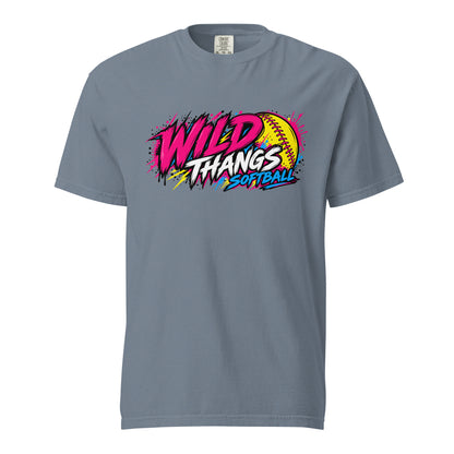 Signature | Comfort Colors T-Shirt | Wild Thangs | Ironclad Fastpitch Logo