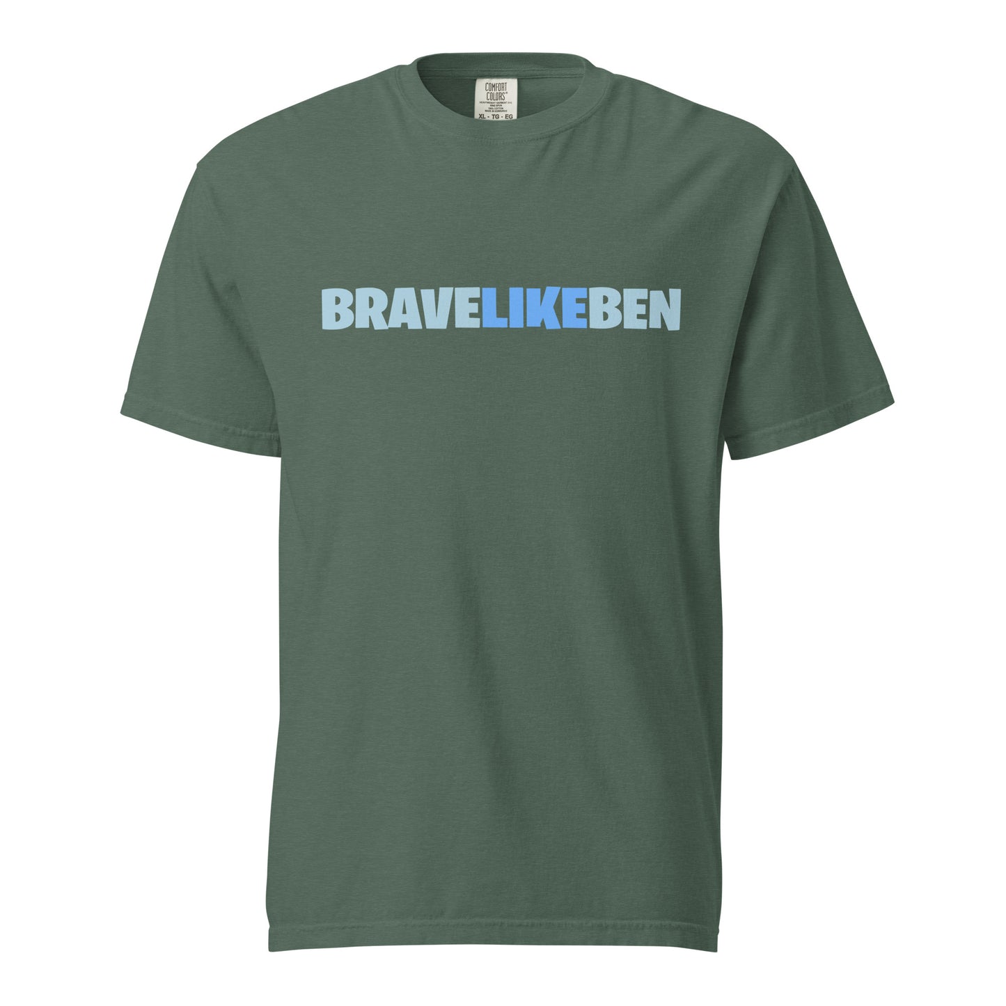 Signature | Comfort Colors T-Shirt | Brave Like Ben | Wordmark Logo