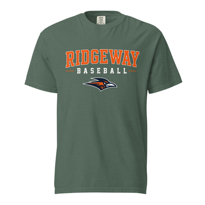 Signature | Comfort Colors T-Shirt | Ridgeway High School Baseball | Emblem Logo