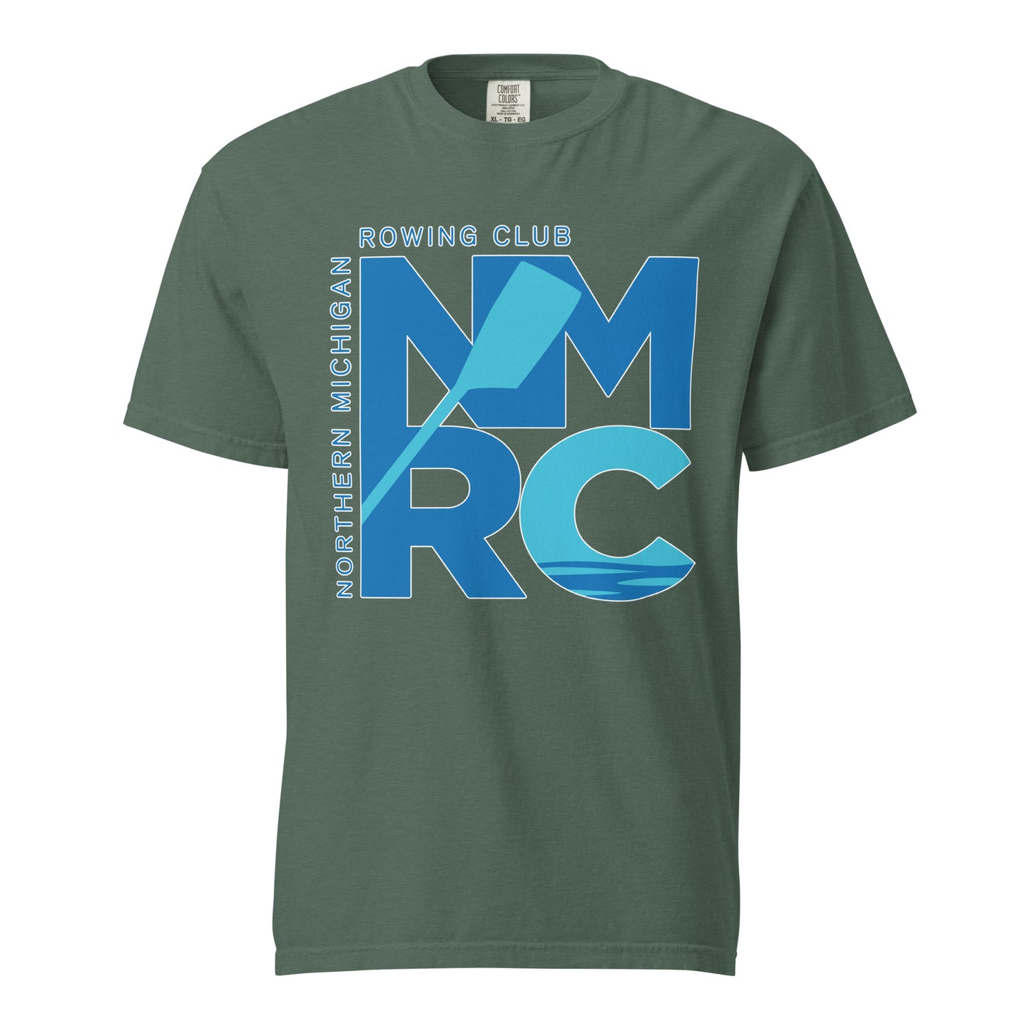 Signature | Comfort Colors T-Shirt | Northern Michigan Rowing | Modern Script Logo