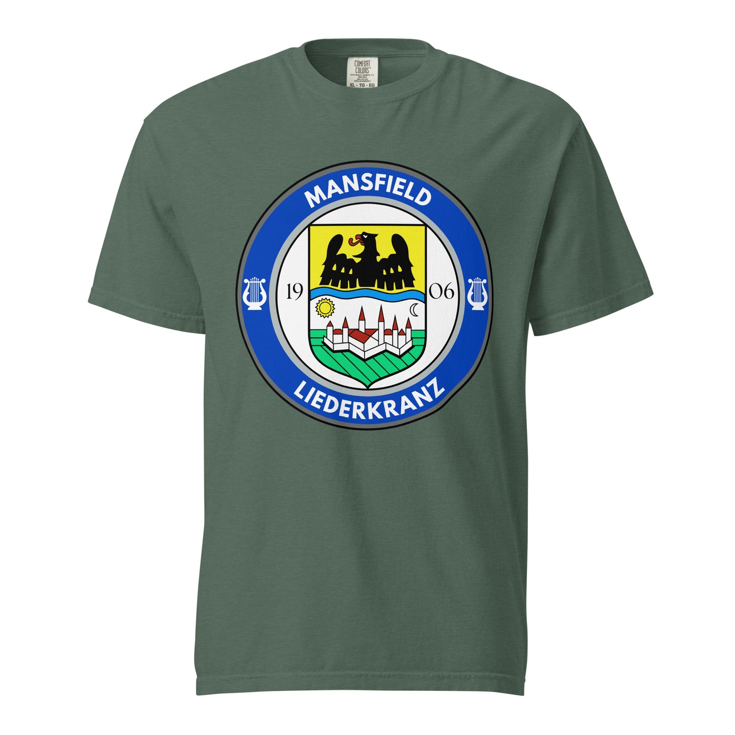 Signature | Comfort Colors T-Shirt | Liederkranz Soccer Club | Badge Logo