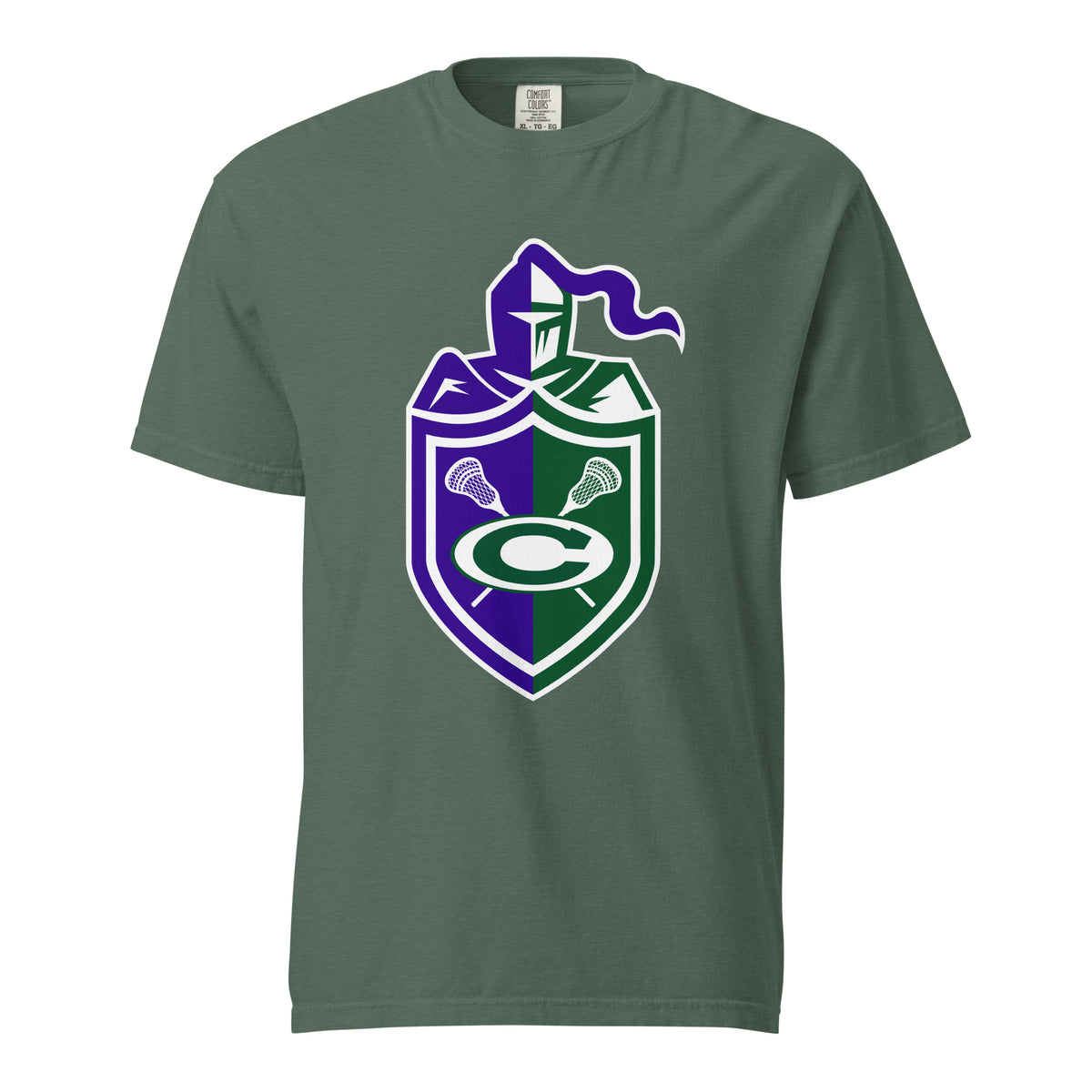 Signature | Comfort Colors T-Shirt | Central West Girls Lacrosse | Crest Logo
