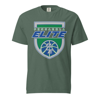 Signature | Comfort Colors T-Shirt | Pensacola Elite Inc. | Shield Logo