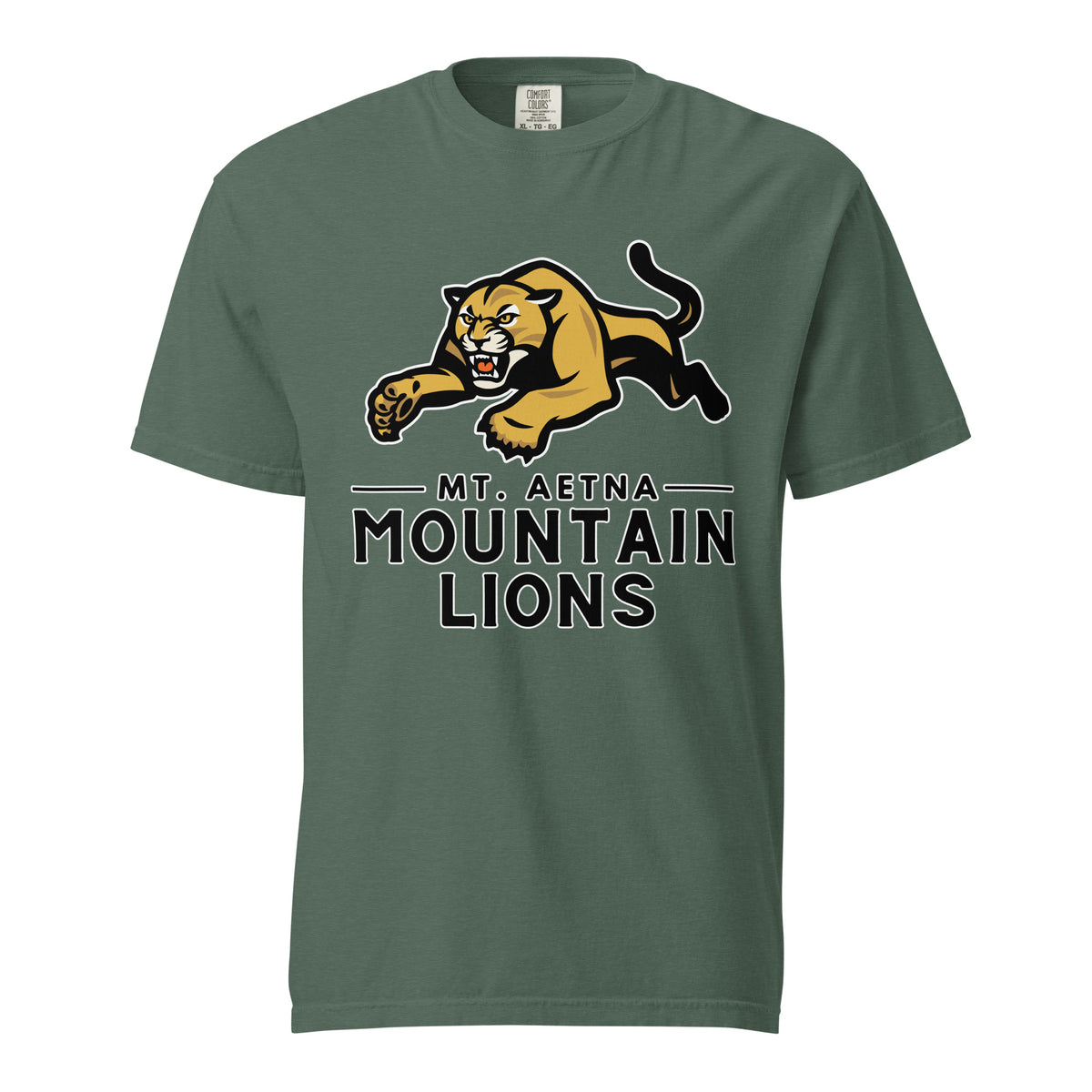 Signature | Comfort Colors T-Shirt | Mt. Aetna Adventist School | Emblem Logo