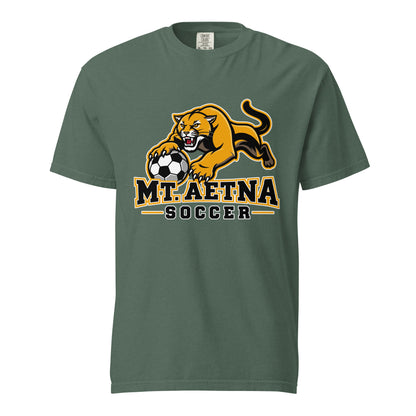 Signature | Comfort Colors T-Shirt | Mt. Aetna Adventist School | Soccer Apex Logo