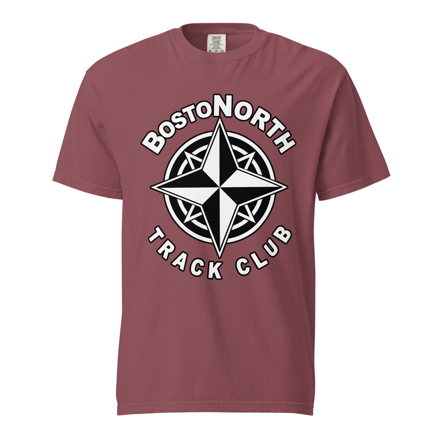 Signature | Comfort Colors T-Shirt | Boston-North Track Club | Crest Logo
