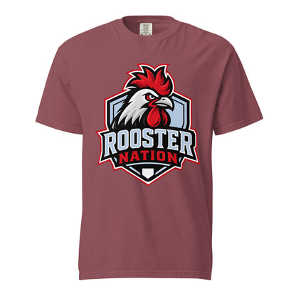 Signature | Comfort Colors T-Shirt | Rooster Nation | Shield Logo