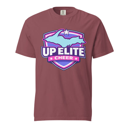 Signature | Comfort Colors T-Shirt | UP Elite Cheer | Shield Logo