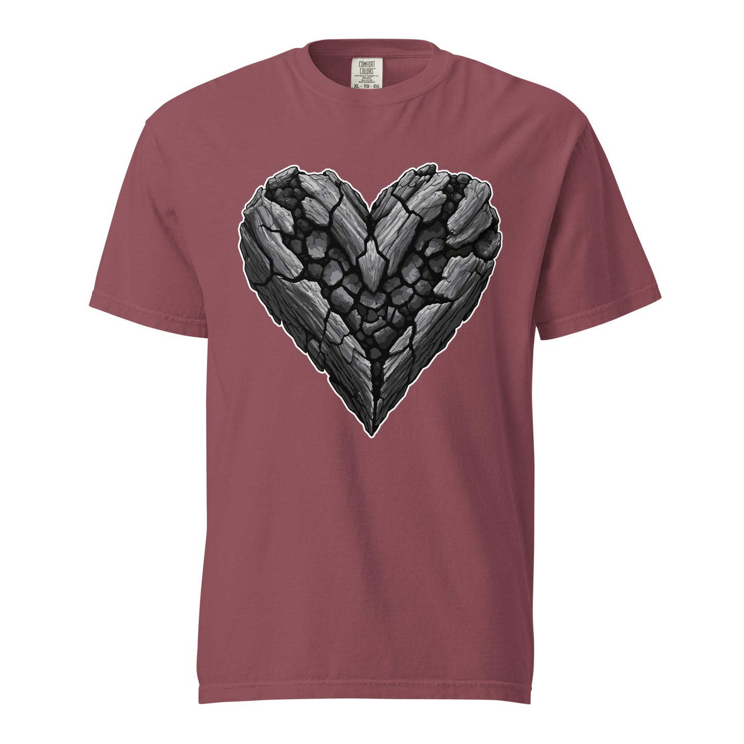 Signature | Comfort Colors T-Shirt | Obsidian Heartbeat | Emblem Logo