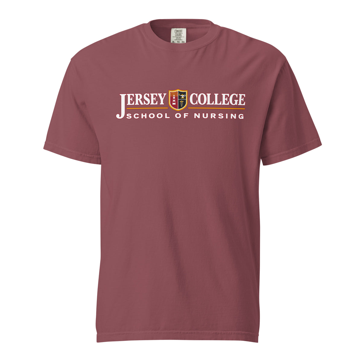 Signature | Comfort Colors T-Shirt | Grand View University Nursing | Emblem Logo