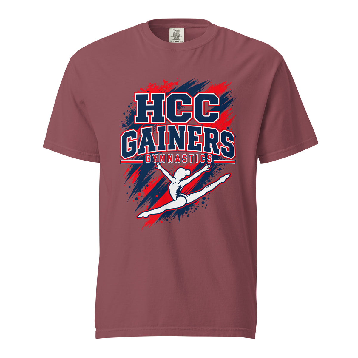 Signature | Comfort Colors T-Shirt | HCC Gymnastics | Crest Logo