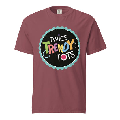 Signature | Comfort Colors T-Shirt | Twice Trendy Tots | Badge Logo