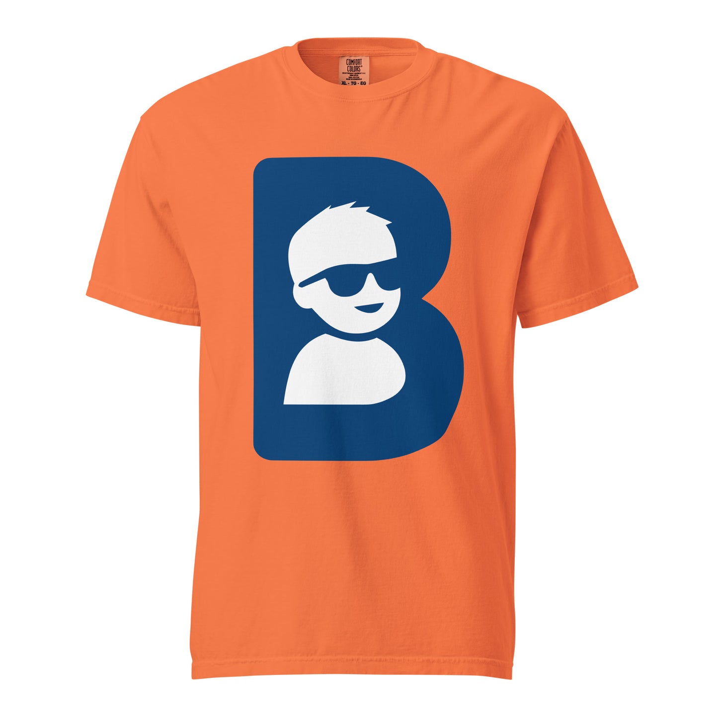 Signature | Comfort Colors T-Shirt | Brave Like Ben | Blue Maverick Logo