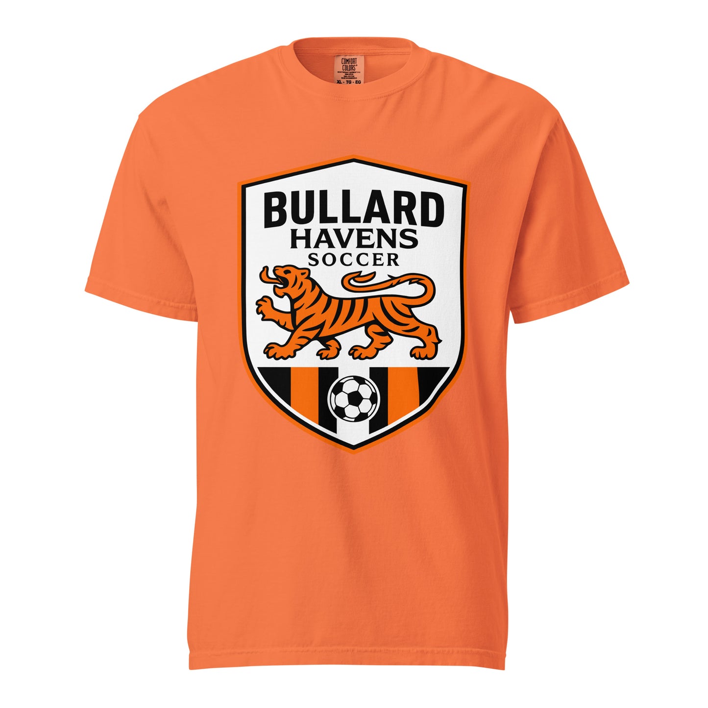 Signature | Comfort Colors T-Shirt | Bullard Havens Boys Soccer | Shield Logo
