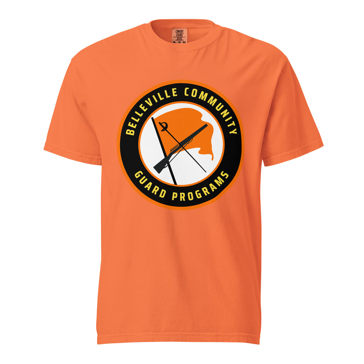 Signature | Comfort Colors T-Shirt | Belleville Community Guard Programs | Badge Logo