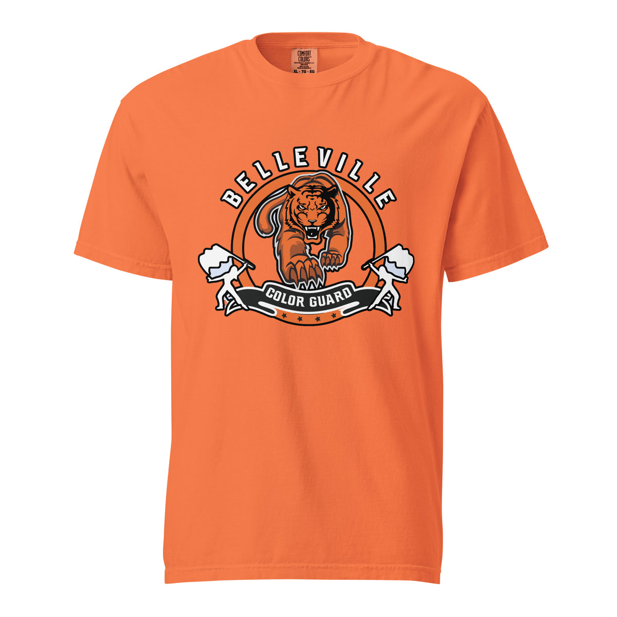 Signature | Comfort Colors T-Shirt | Belleville Community Guard Programs | Vanguard Logo