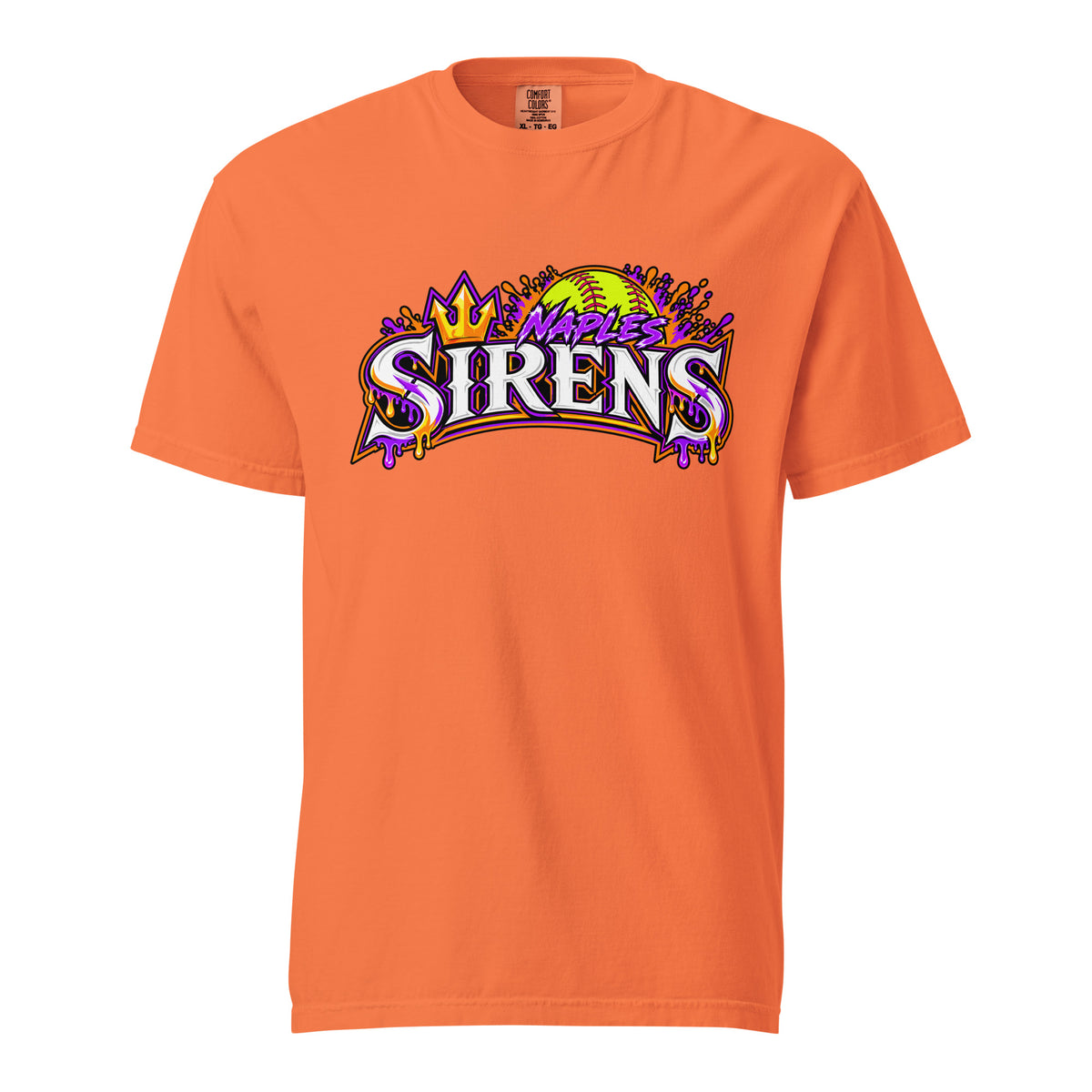 Signature | Comfort Colors T-Shirt | Naples Sirens | Emblem Logo