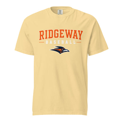 Signature | Comfort Colors T-Shirt | Ridgeway High School Baseball | Emblem Logo