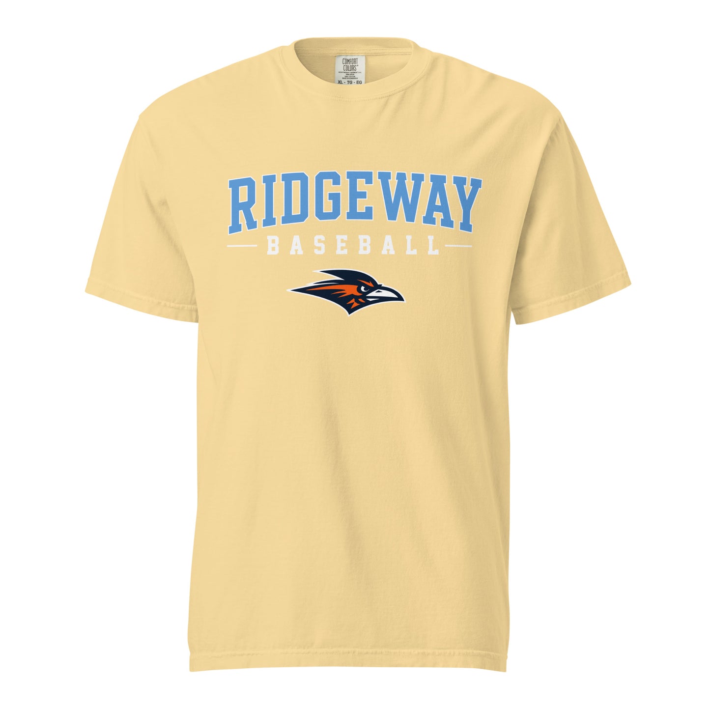 Signature | Comfort Colors T-Shirt | Ridgeway High School Baseball | Athletics Logo