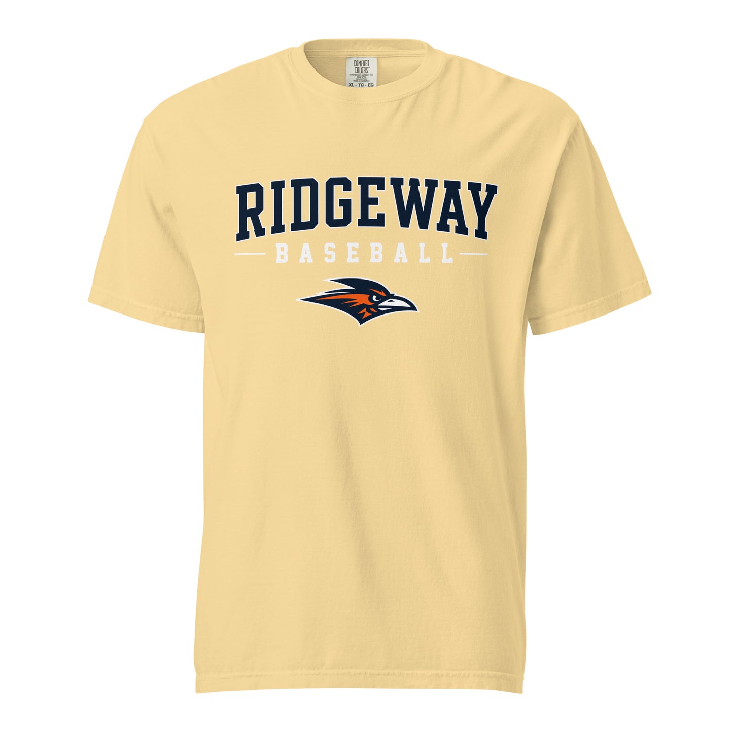 Signature | Comfort Colors T-Shirt | Ridgeway High School Baseball | Modern Script Logo