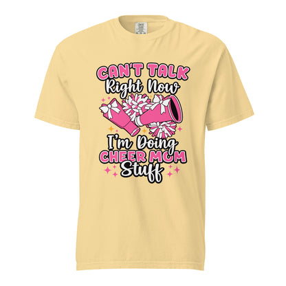 Signature | Comfort Colors T-Shirt | Sunset Surge All-Star Cheerleading | Modern Script Logo