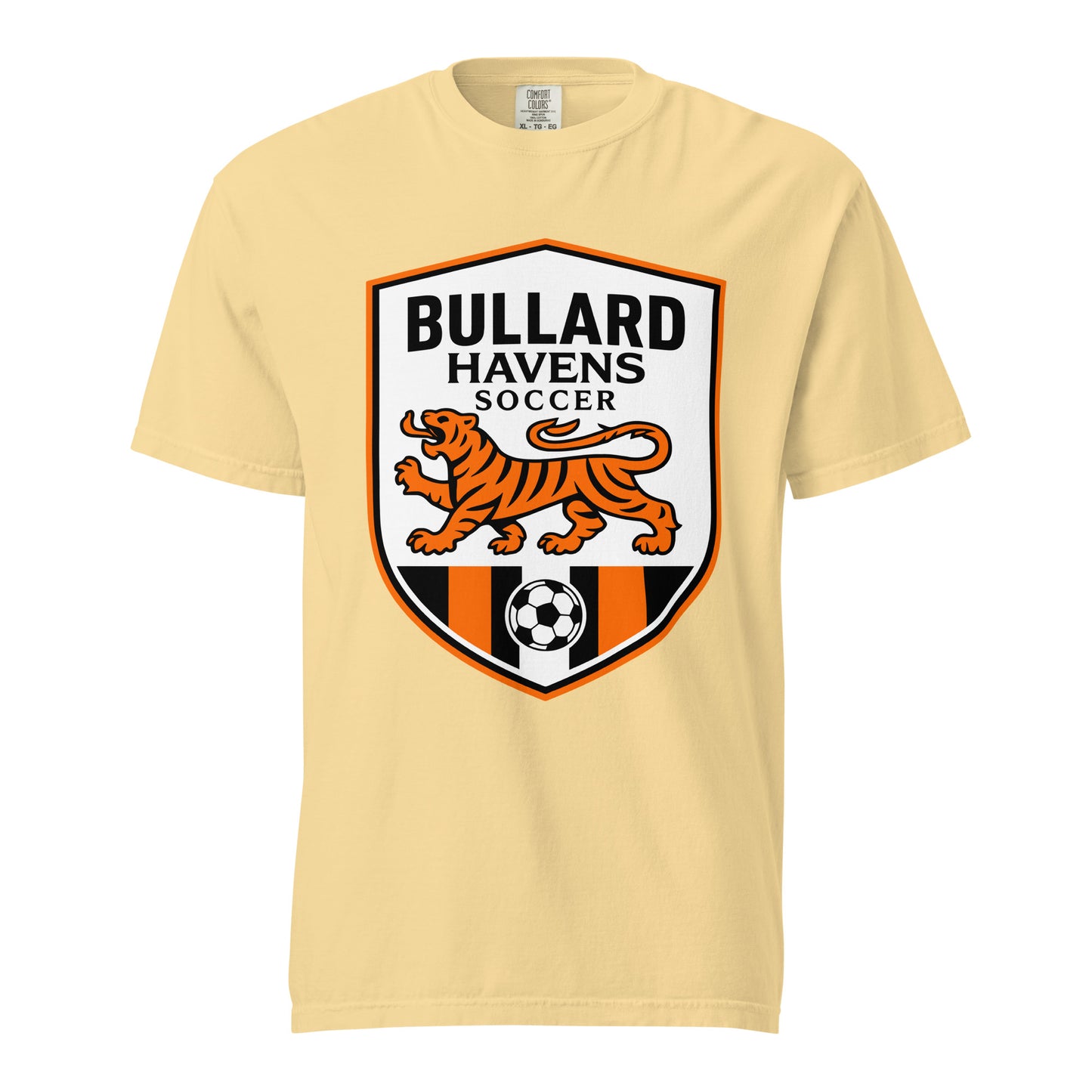 Signature | Comfort Colors T-Shirt | Bullard Havens Boys Soccer | Shield Logo