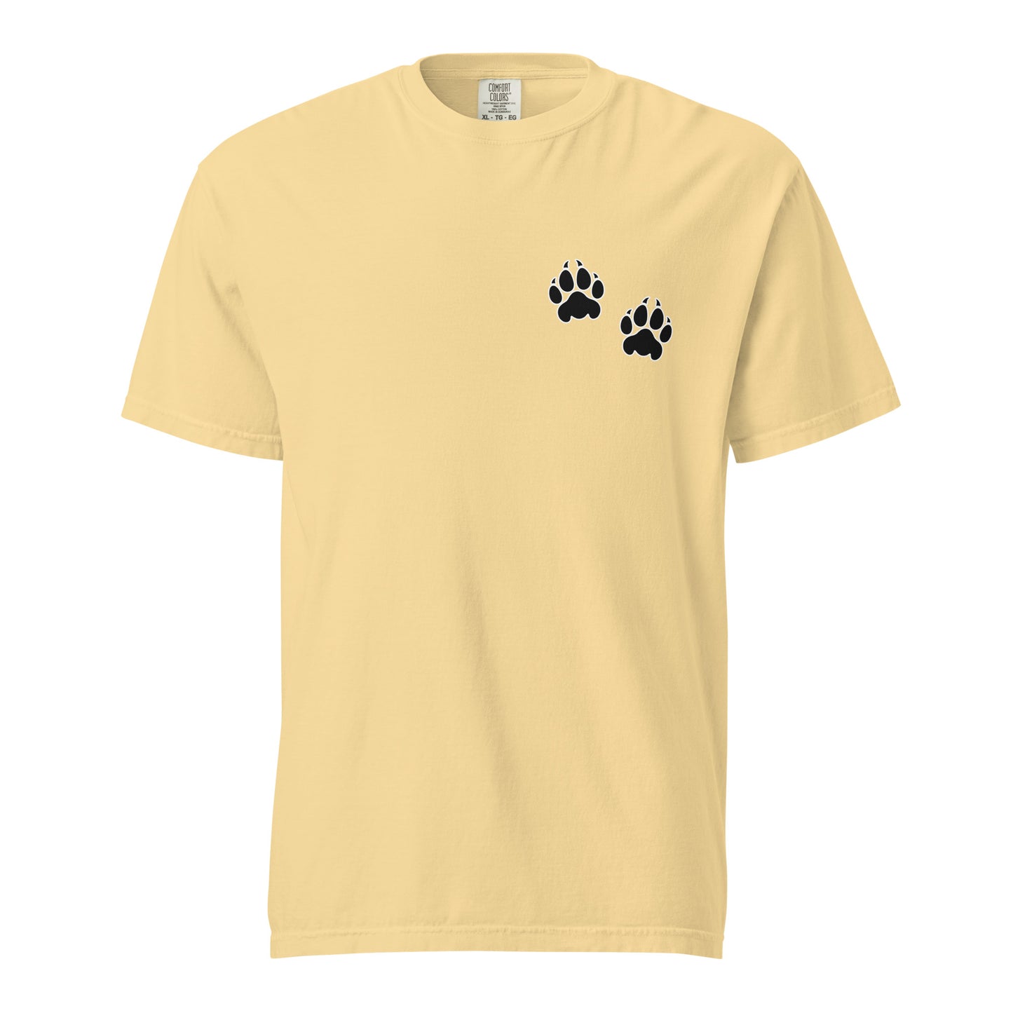 Signature | Comfort Colors T-Shirt | Orange Wave Marching Band | Paw Mark Logo