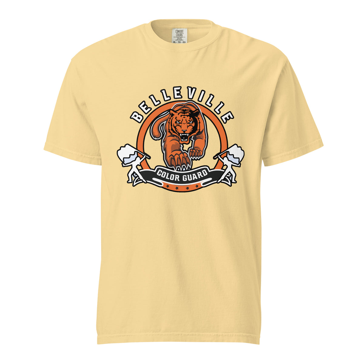 Signature | Comfort Colors T-Shirt | Belleville Community Guard Programs | Vanguard Logo