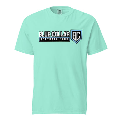 Signature | Comfort Colors T-Shirt | Blue Collar Softball 2034 | Vanguard Logo
