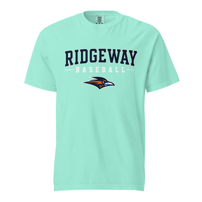 Signature | Comfort Colors T-Shirt | Ridgeway High School Baseball | Modern Script Logo