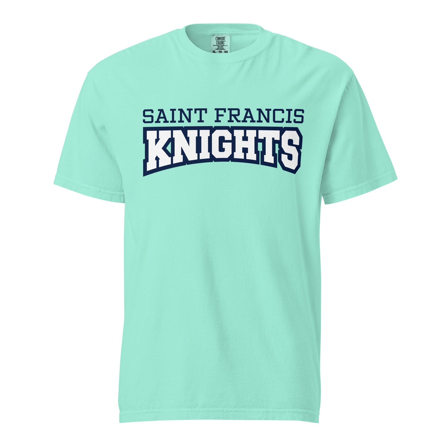 Signature | Comfort Colors T-Shirt | Saint Francis School | Modern Script Logo