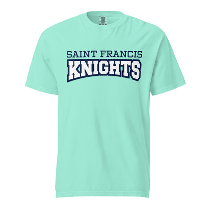 Signature | Comfort Colors T-Shirt | Saint Francis School | Modern Script Logo