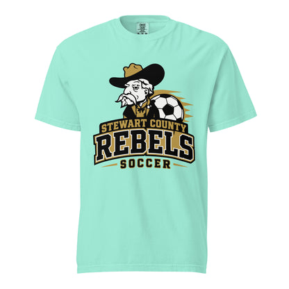 Signature | Comfort Colors T-Shirt | Stewart County Soccer | Crest Logo