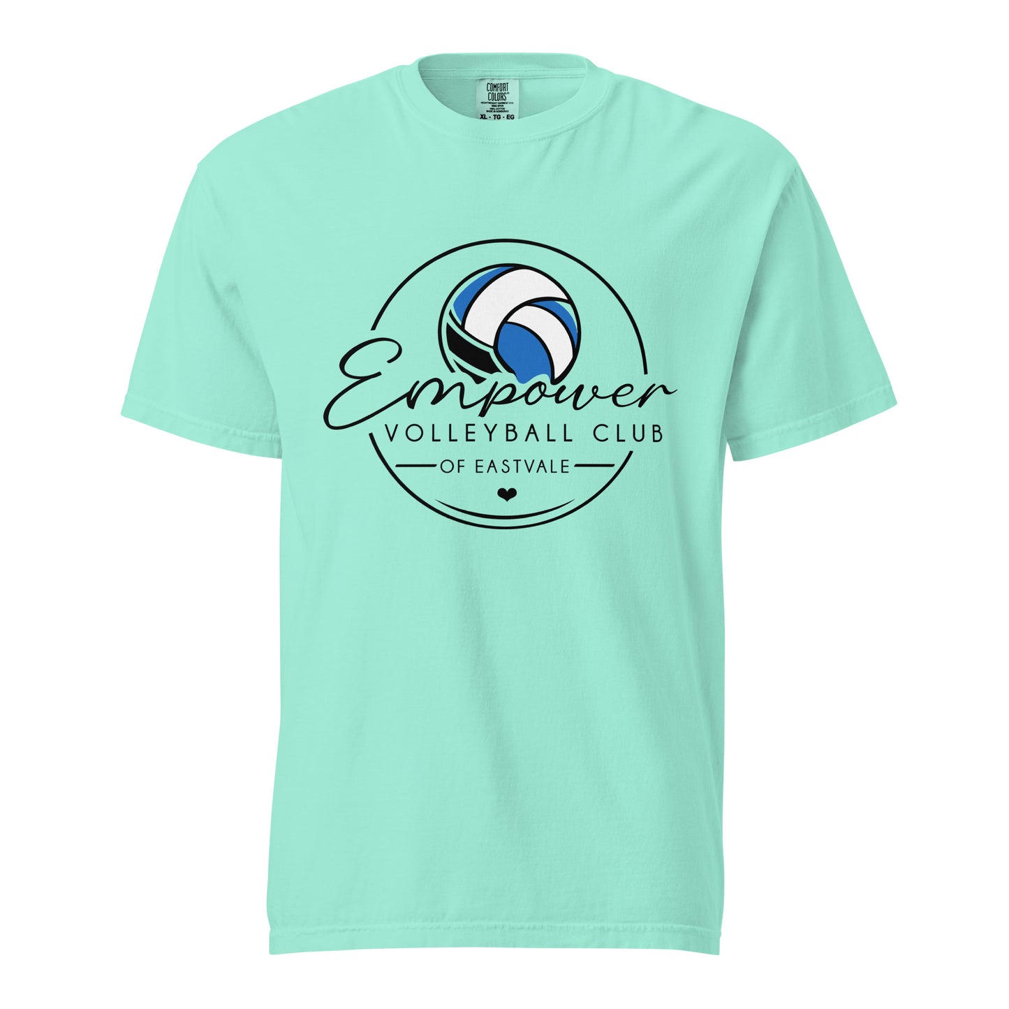 Signature | Comfort Colors T-Shirt | Empower Volleyball Club | Icon Logo