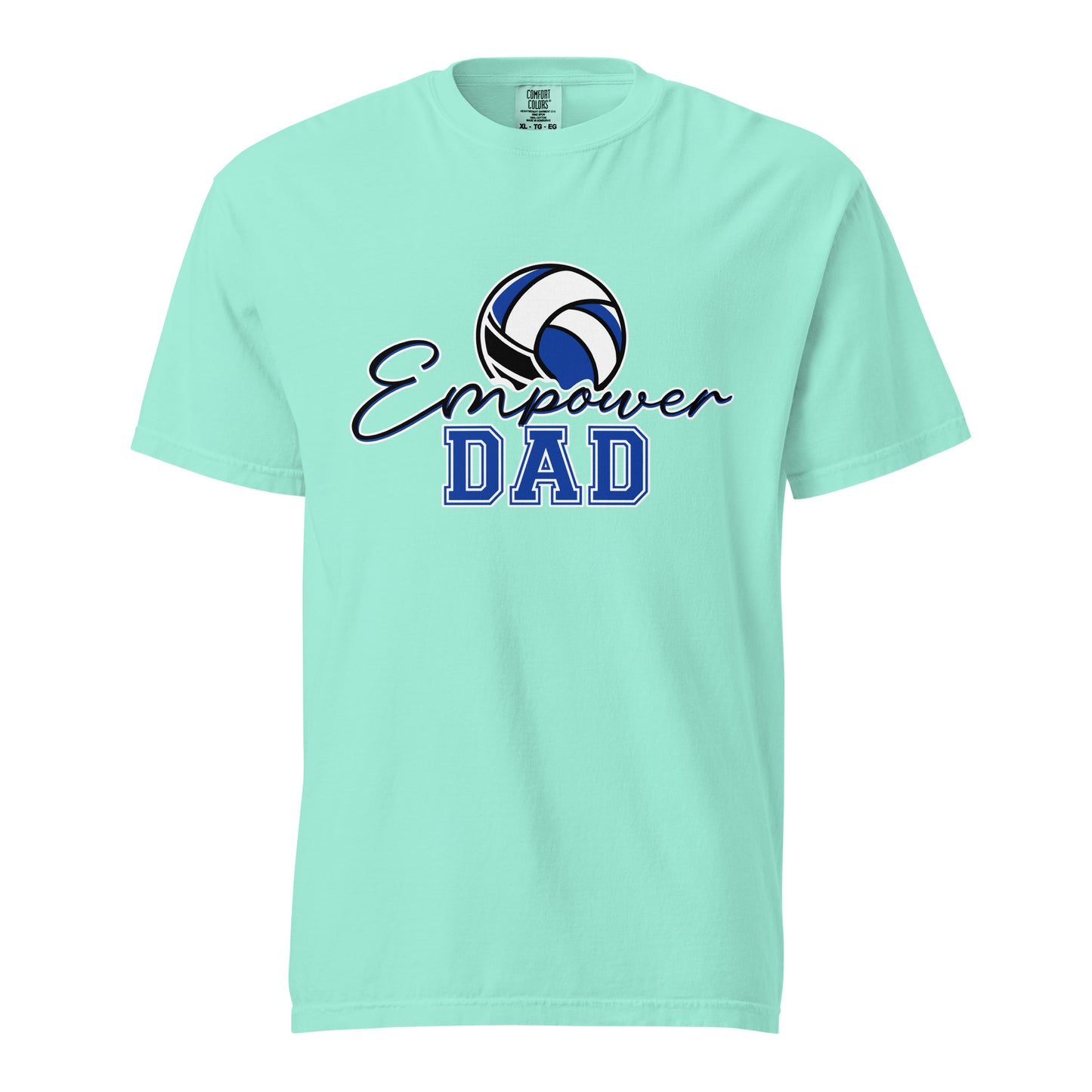 Signature | Comfort Colors T-Shirt | Empower Volleyball Club | Dad Crest Logo