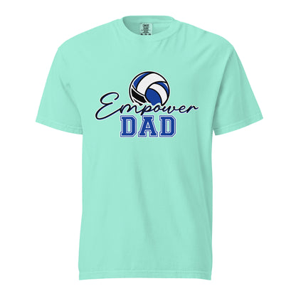 Signature | Comfort Colors T-Shirt | Empower Volleyball Club | Dad Crest Logo
