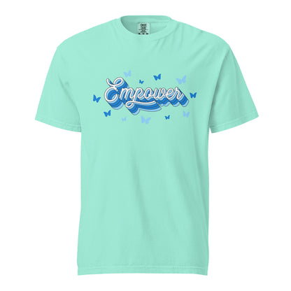Signature | Comfort Colors T-Shirt | Empower Volleyball Club | Vanguard Logo