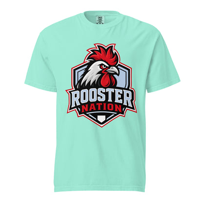 Signature | Comfort Colors T-Shirt | Rooster Nation | Shield Logo