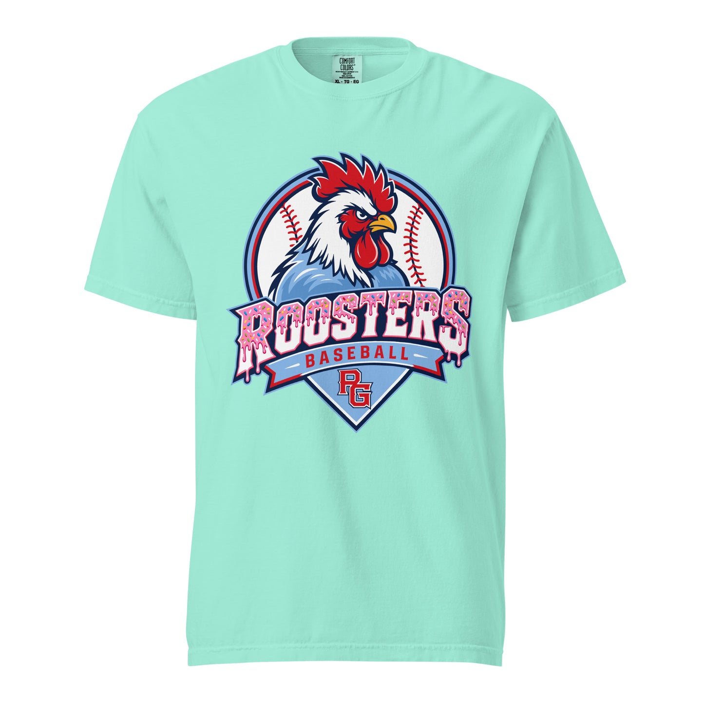 Signature | Comfort Colors T-Shirt | Rooster Nation | Emblem Logo