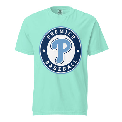 Signature | Comfort Colors T-Shirt | Premier Baseball | Badge Logo
