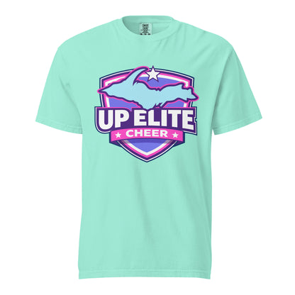 Signature | Comfort Colors T-Shirt | UP Elite Cheer | Shield Logo