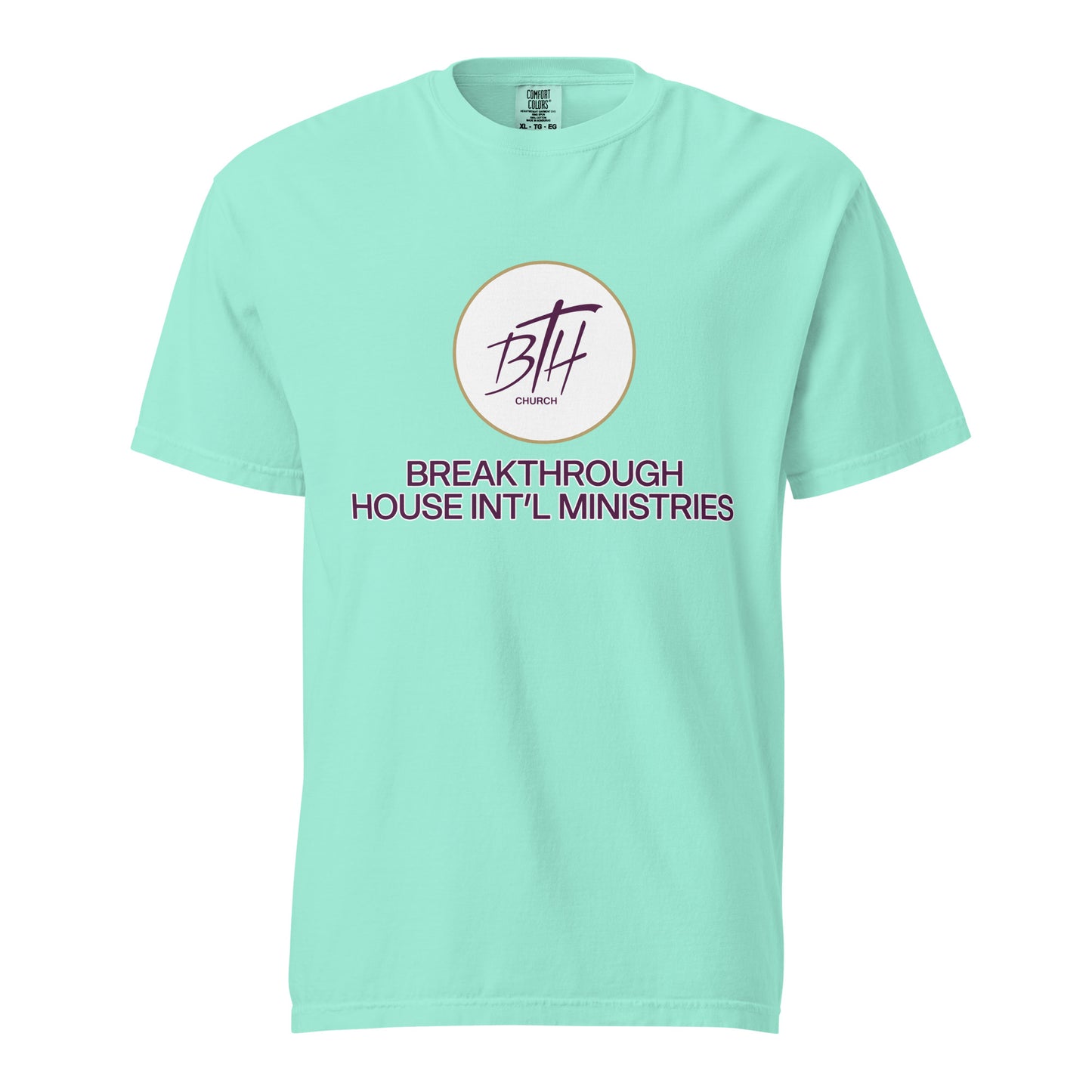 Signature | Comfort Colors T-Shirt | Breakthrough House International Ministries | Crest Logo