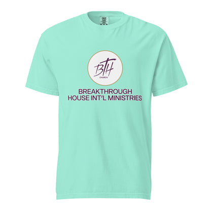 Signature | Comfort Colors T-Shirt | Breakthrough House International Ministries | Crest Logo