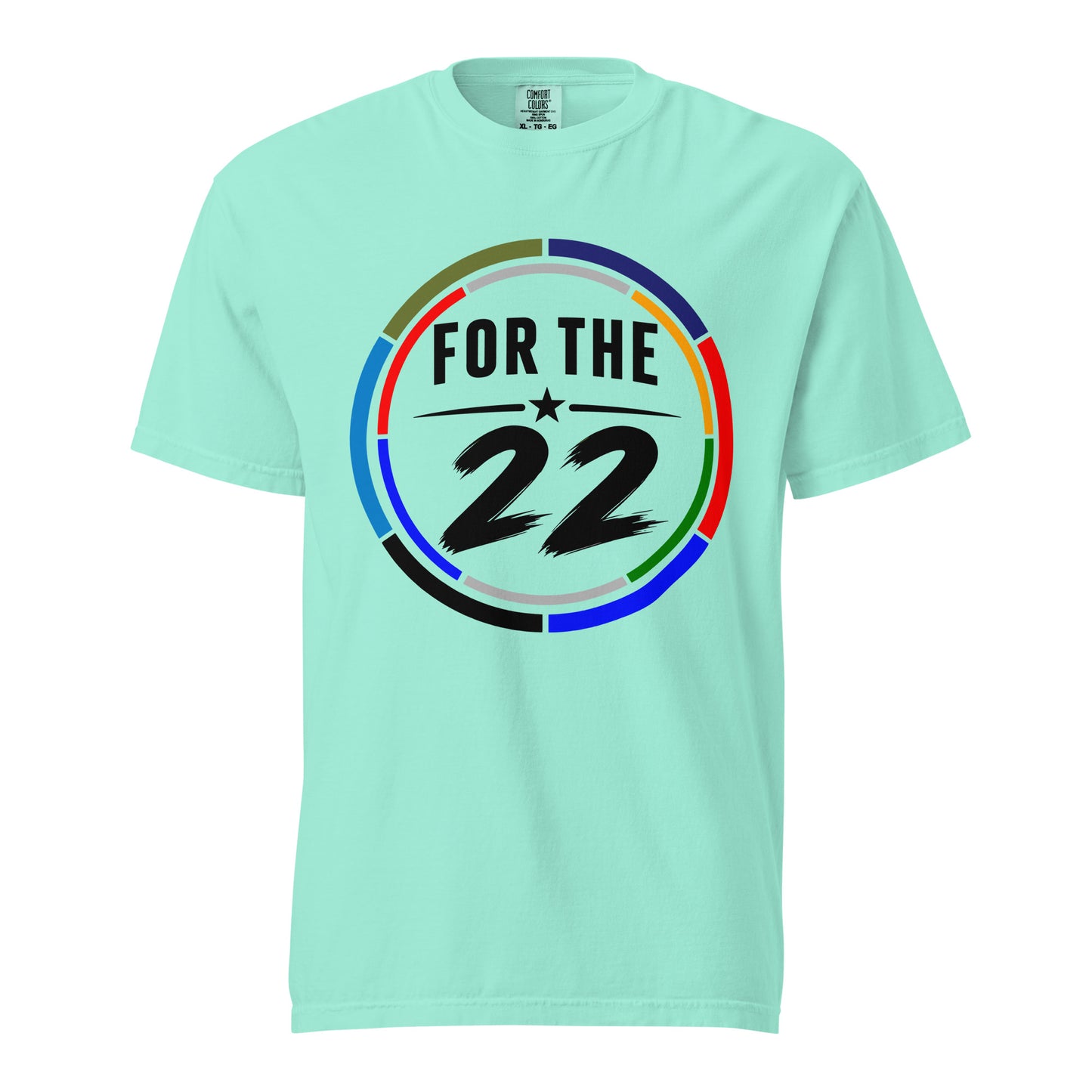 Signature | Comfort Colors T-Shirt | For the 22 | Honor Athletics Logo