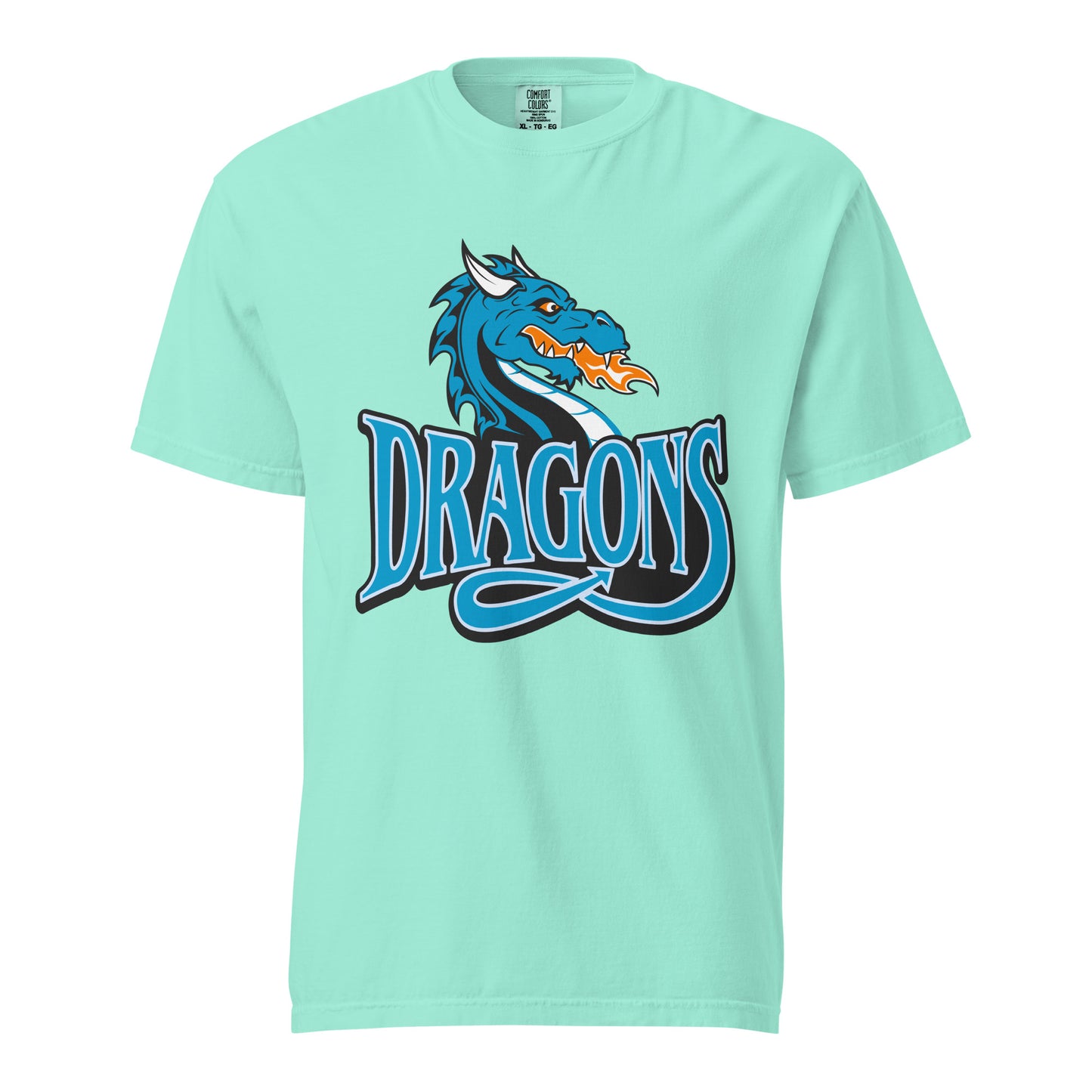 Signature | Comfort Colors T-Shirt | International Studies Middle School Volleyball | Emblem Logo