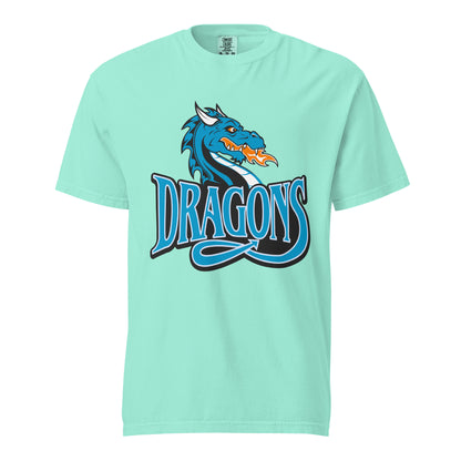 Signature | Comfort Colors T-Shirt | International Studies Middle School Volleyball | Emblem Logo